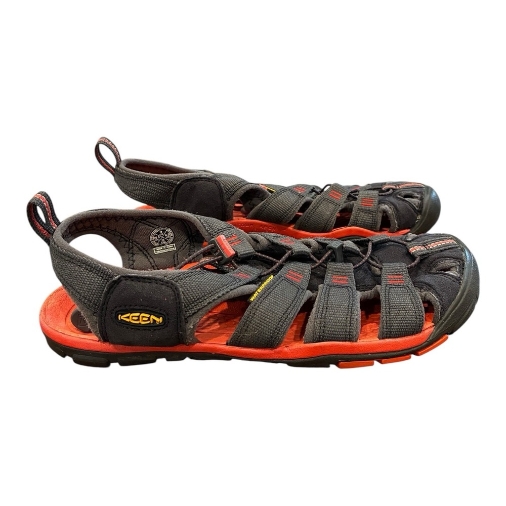 Keen Sandals Womens Size 9 US Clearwater CNX Hiking‎ Gray/Orange Waterproof